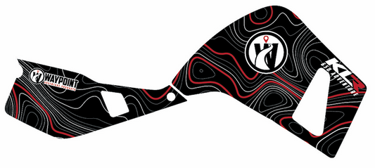 Waypoint ADV Topographical Graphic Kit Gen 1 KLR 650 '87-'07